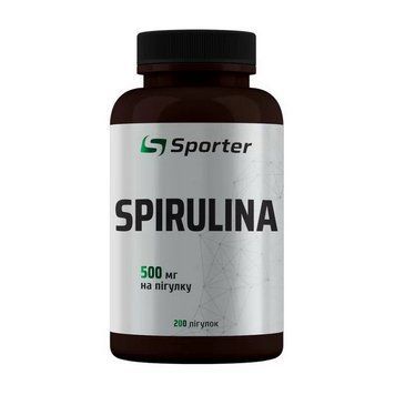 Sporter Spirulina 500 mg (200 caps) 24662-01 фото