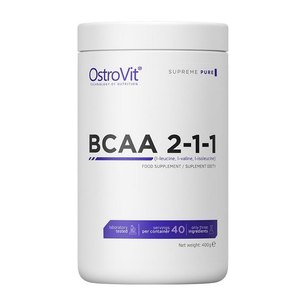 OstroVit BCAA 2-1-1 (400 g, pure) 09424-01 фото OstroVit BCAA 2-1-1 (400 g, pure) 09424-01 фото