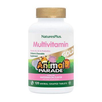 Natures Plus Animal Parade Gold Multivitamin (120 animal-shaped tabs, watermelon) 19945-03 фото