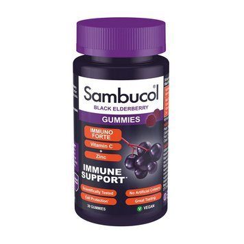 Sambucol Immuno Forte + Vitamin C + Zinc (30 gummies) 21304-01 фото