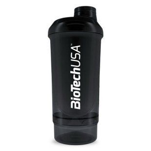 BioTech Shaker Wave + 2 in 1 (500 ml, black) 08749-01 фото