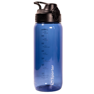 Пластикова пляшка для води 1101 - 800 мл - синя 822275 фото