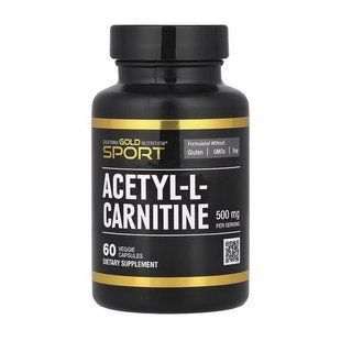 California Gold Nutrition Acetyl-L-Carnitine 500 mg (60 veg caps) 24658-01 фото