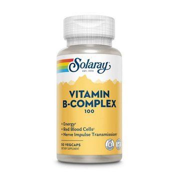 Solaray Vitamin B-Complex 100 (50 veg caps) 23513-01 фото