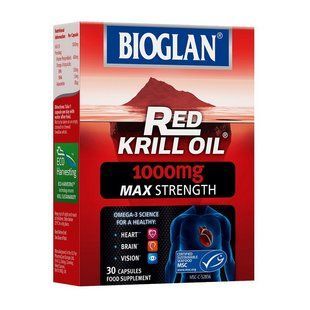 Bioglan Max Strength Red Krill Oil 1000 mg (30 caps) 23077-01 фото