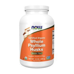 NOW Whole Psyllium Husks Certified Organic (340 g) 21182-01 фото