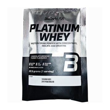 BioTech Platinum Whey (22,5 g, chocolate brownie fudge) 24231-24231-01 фото