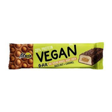 FitWin 20% Vegan Bar (50 g, hazelnut & caramel) 24141-01 фото