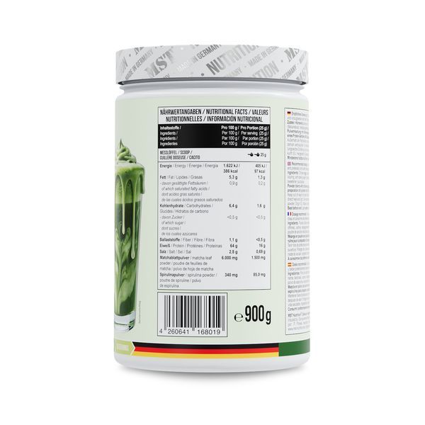 MST&reg; Best EGG Protein Iced Matcha-Latte | Без лактози | Яєчний протеїн Матча-Лате 39 порцій 900 грамів 4260641168019 фото