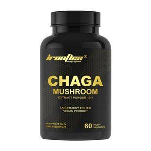 IronFlex Chaga Mushroom (60 veg caps) 23058-23058-01 фото