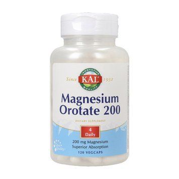 KAL Magnesium Orotate 200 (120 veg caps) 20035-01 фото