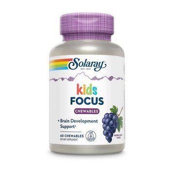 Solaray Kids Focus for Children Chewable (60 chewables, grape) 20193-01 фото