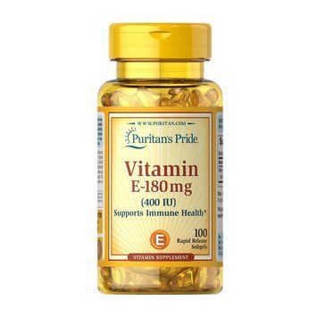 Puritan's Pride Vitamin E-400 IU (100 softgels) 10525-01 фото