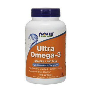 NOW Ultra Omega-3 (180 softgels) 08304-01 фото