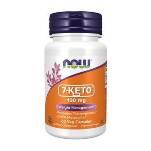 NOW 7-KETO 100 mg (60 veg caps) 18301-01 фото