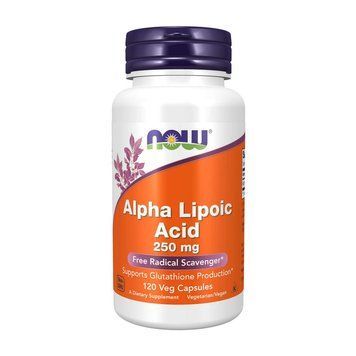 NOW Alpha Lipoic Acid 250 mg (120 veg caps) 07937-01 фото