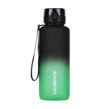 UZSPACE Uzspace Frosted Gradient Waterbottle 3056 (1,5 L, black/green) 23562-01 фото