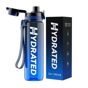 Brave U Hydrate Waterbottle (1 L, blue/black) 24477-01 фото