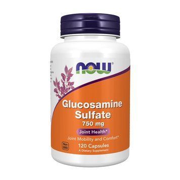 NOW Glucosamine Sulfate 750 mg (120 veg caps) 18341-01 фото