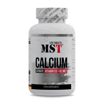 MST Calcium Citrate + Vitamin D3 + K2 MK7 (120 tab) 23097-01 фото