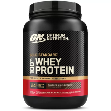 100% Whey Gold Standart 899 г - Double Rich Chocolate Optimum Nutrition 103553 фото