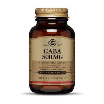 Solgar GABA 500 mg (термін до 28.05.2026) (50 veg caps) 11647-01_T002350 фото