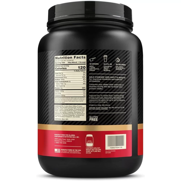 100% Whey Gold Standart 907 г - strawberry-banana Optimum Nutrition 103564 фото