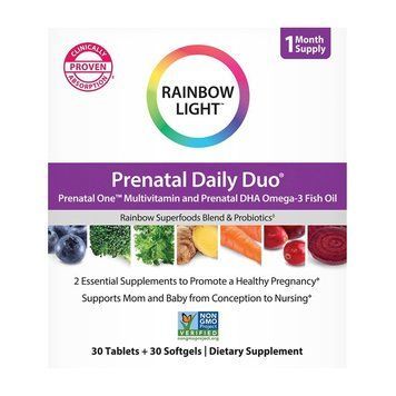 Rainbow Light Prenatal Daily Duo (30 tab + 30 softgels) 20488-01 фото