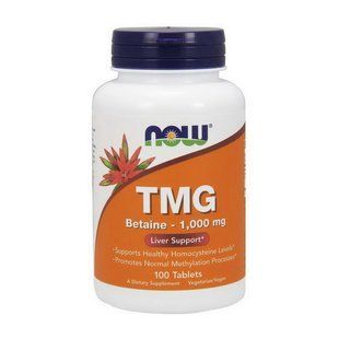 NOW TMG Betaine - 1,000 mg (100 tab) 19601-01 фото