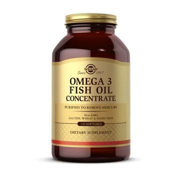 Solgar Omega 3 Fish Oil Concentrate (120 softgels) 11046-01 фото