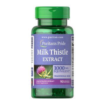 Puritan's Pride Milk Thistle Extract 1000 mg (90 softgels) 09098-01 фото