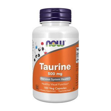 NOW Taurine 500 mg (100 caps) 06694-01 фото