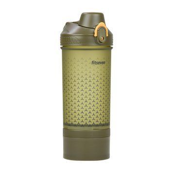 UZSPACE Shaker Fitseven Infinity 1110 (500 ml, military/orange) 24212-01 фото