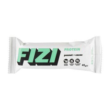 Fizi Fizi Protein Bar (45 g, peanut + cacao) 21400-01 фото