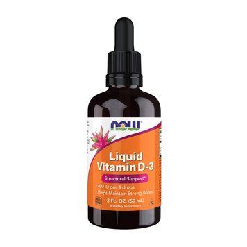 NOW Liquid Vitamin D-3 (59 ml) 11034-01 фото