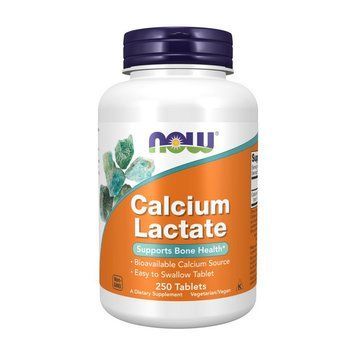 NOW Calcium Lactate (250 tabs) 22690-01 фото