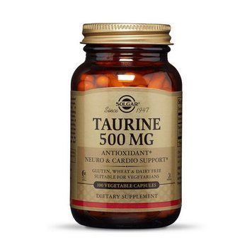 Solgar Taurine 500 mg (100 veg caps) 18014-01 фото