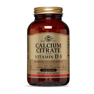 Solgar Calcium Citrate with vit D3 (120 tabs) 11198-01 фото