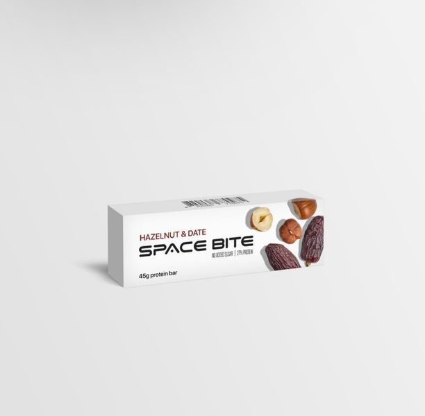 Бокс 10 штук SPACE BITE  Фундук- фінік 45 г 2725182512 фото