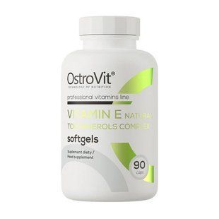 OstroVit Vitamin E natural tocopherols complex (90 caps) 24306-01 фото