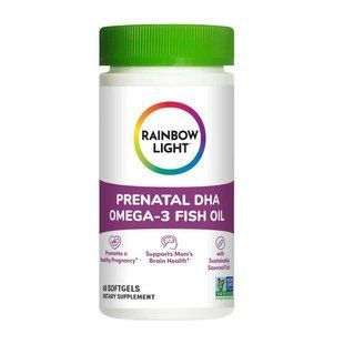 Rainbow Light Prenatal DHA Omega-3 Fish Oil (60 sgels) 23680-01 фото