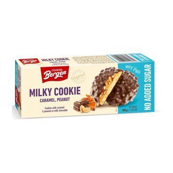Bergen Original Milky Cookies (100 g, caramel peanut) 24300-01 фото