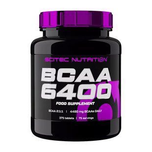 Scitec Nutrition BCAA 6400 (375 tabs) 00399-01 фото