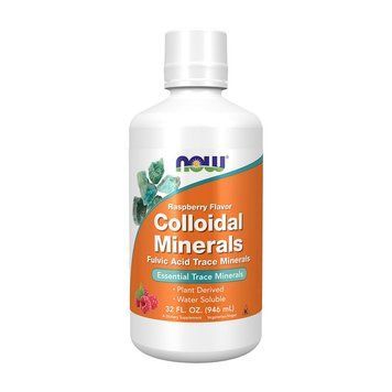 NOW Colloidal Minerals (946 ml, raspberry) 18512-01 фото