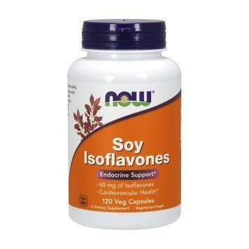 NOW Soy Isoflavones (120 veg caps) 20114-01 фото