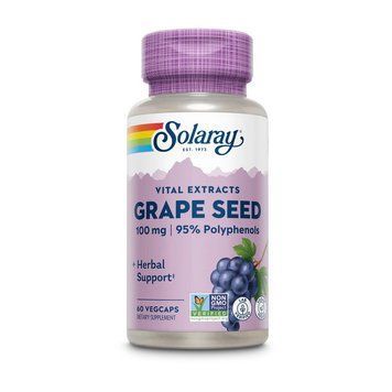 Solaray Vital Extracts Grape Seed 100 mg (60 veg caps) 24222-01 фото