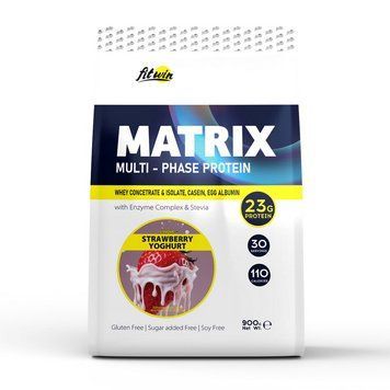 FitWin Matrix Multi-Phase Protein (порушено цілісність упаковки) (900 g, banana and cream) 23346-06_U001862 фото