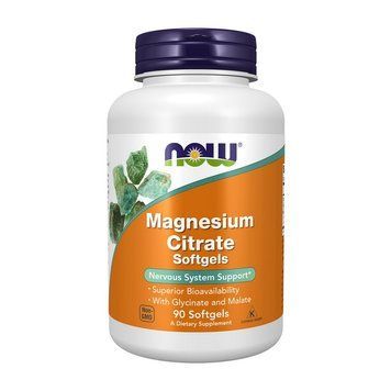 NOW Magnesium Citrate (90 softgels) 06701-01 фото