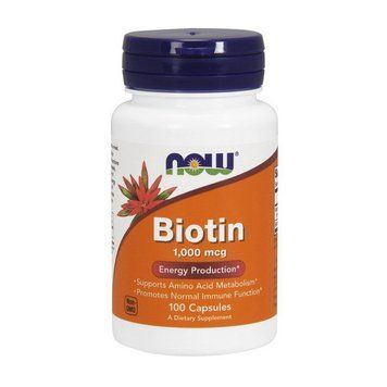 NOW Biotin 1,000 mcg (100 caps) 06311-01 фото