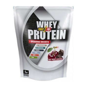 Power Pro Whey Protein +урсоловая кислота (1 kg, полуниця) 02500-05 фото